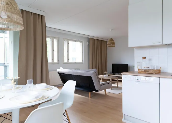 Stylish 66m2 With Private Sauna And Balcony 헬싱키