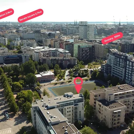 Appartement Stylish 66m2 With Private Sauna And Balcony